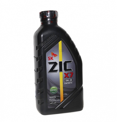 Масло мотор. ZIC  X7  5/30  1л синт. дизель.
