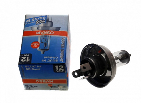 Лампа Н-4 12V  60/55W OSRAM 64198 с круглым цокол.