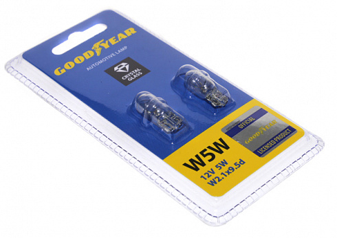 Лампа 12V W5W без цоколя GOOD YEAR (2 шт) GY015206