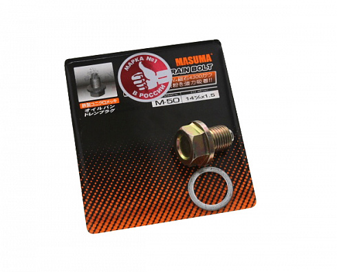 Болт маслосливной с магнитом Masuma M50 14*1.5