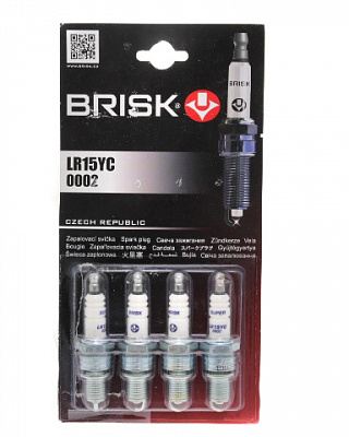 Свечи BRISK SUPER LR15YC ВАЗ карб.