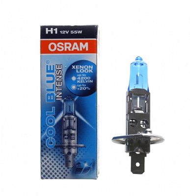 Лампа Н-1 12V  55W OSRAM +20% 64150CBI