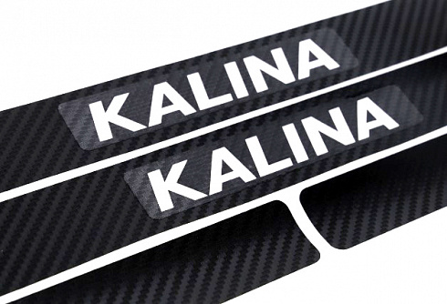 Наклейка порогов KALINA (2шт)