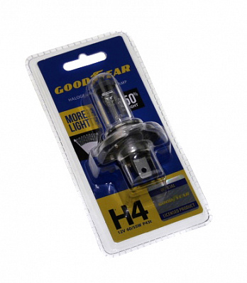 Лампа Н-4 12V  60/55W GOOD YEAR +50% MORE LIGHT GY014125/24
