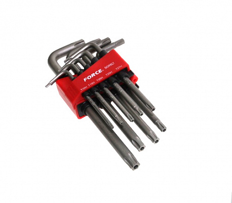 Набор звёзд FORCE 5098LT Г-образн. 9 пред. TORX