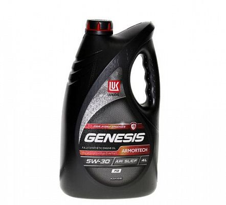 Масло мотор. ЛУКОЙЛ Genesis Armortech FD API SL-CF 5/30 4л синт