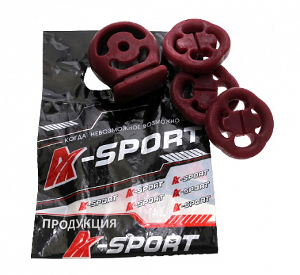 Крепление глушителя 2110 (4шт) A-SPORT полиуретан