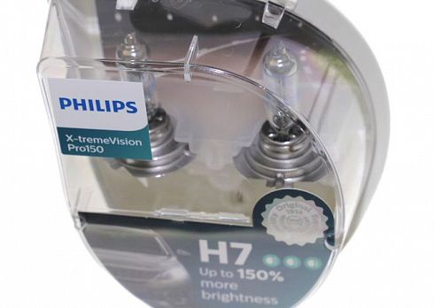 Лампы Н-7 12V  55W PHILIPS +150% 12972XVPS2
