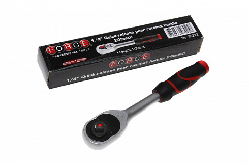 Трещотка FORCE 1/4 DR155мм 80222
