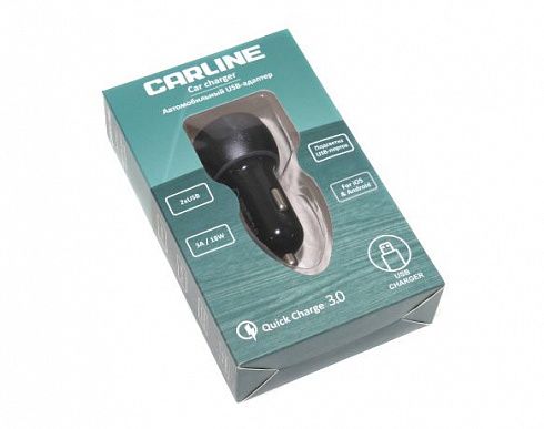 Устройство зарядное для телефона (2 USB-гнездо) CARLINE 3A