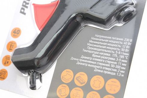 Пистолет для клея PROconnect 11мм 40W-220V  120103