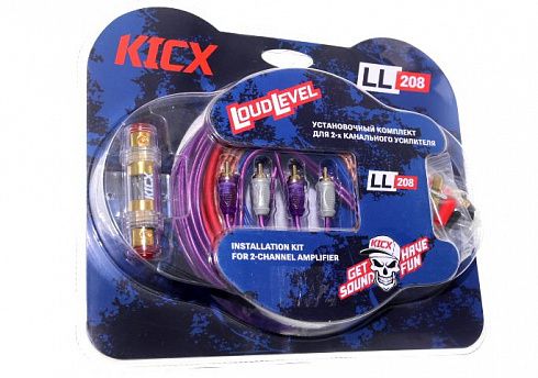 Набор для подключения усилителя (2-х канального) KICX LL-208 8AWG